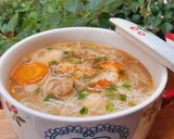 Hình bước làm 4 của món Bún tôm giò heo nấm rơm