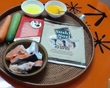 Hình bước làm 1 của món Sushi hoa