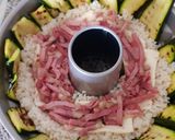 Foto del passaggio 2 della ricetta Ciambella di riso con zucchine