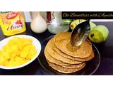 A picture of step 20 of Mango Pancakes (Wheat based & Eggless).