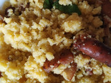 Migas con chorizo y panceta