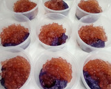 Foto langkah ke 5 dari resep Taro milk cheese aka ubee jelly salad.