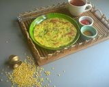 A picture of step 4 of Moong Dal Dosa.