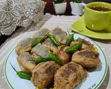 Foto langkah ke 9 dari resep Tahu Bakso Daging Sapi.