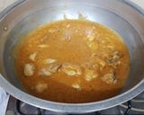 A picture of step 5 of Chicken palak.