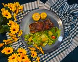 A picture of step 4 of Pomegranate Glazed Salmon.
