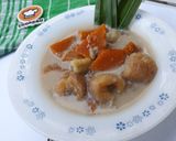 Foto langkah ke 3 dari resep Kolak Labu Kuning Pisang.