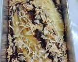 Foto langkah ke 3 dari resep Choco Cheese Banana Cake.