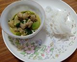 รูปขั้นตอนการทำที่ 5 ของ ขนมจีน แกงเขียวหวานไก่