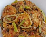 Gambar langkah 6 resipi Sambal Lado Ikan Tongkol+Petai❤.