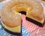 Foto langkah ke 9 dari resep Puding marie regal 3 lapis (manis standar).