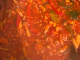 Meat stew with mushrooms