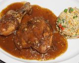 A picture of step 4 of Orange Chicken.