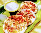 A picture of step 4 of Vegetables Uttapam.