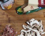 Foto del paso 3 de la receta Gnocchi 🥔, champiñones 🍄, salsa de trufa y crujiente jamón