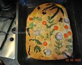 A picture of step 6 of No Knead Gardenscape Bread.