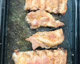 Foto del paso 4 de la receta: Costillar de cerdo con salsa de miel y barbacoa y un toque picante