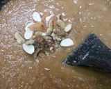 A picture of step 3 of Til, Fig & Gur Halwa.