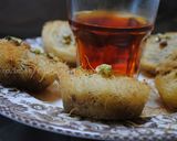 A picture of step 20 of Kataifi dessert.