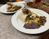 A picture of step 12 of Beef and Black Bean Crunch Burritos.