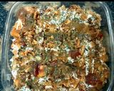 A picture of step 5 of Papri chaat.
