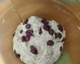 Foto langkah ke 3 dari resep Cranberry Matcha Cheese Bread Tanpa Ulen.