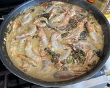 A picture of step 5 of Special Laing with Shrimp and Pork Belly.