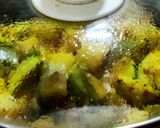 A picture of step 7 of Poi chingudi curry (Prawns cooked with basella and vegetables).