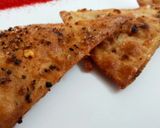 A picture of step 4 of Leftover chapati nachos.