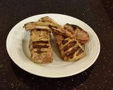 A picture of step 2 of Grilled Lamb Chops with Parmesan Garlic Herb Couscous.