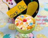 A picture of step 7 of Mango fruit glory parfait.