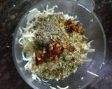 A picture of step 4 of Stuffed Italian spiced potato in spinach.