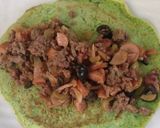 Foto del paso 4 de la receta: Panqueque Relleno con Carne molida Salchicha!!