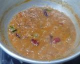 A picture of step 3 of Kathirikai (Brinjal) Khichadi.