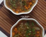 A picture of step 2 of Hot and sour soup.