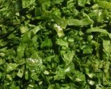 A picture of step 3 of Ghotwan Sag(Dal Palak).