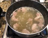 A picture of step 2 of Macaroni Soup.