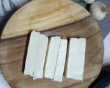 A picture of step 1 of Crispy paneer sticks with sweet chilli garlic sauce.