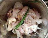 A picture of step 8 of Malai kofta in white gravy.