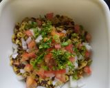 A picture of step 3 of Chana jor chaat.