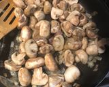 Une image de l'étape 2 de Tarte feuilletée aux champignons.