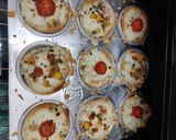 A picture of step 10 of Baked pasta cups.