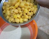 A picture of step 6 of Bhagaray hoye Dahi baray.