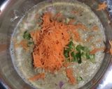 A picture of step 2 of Moong Dal Chilla.