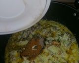 A picture of step 5 of Beef green karhai.