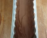A picture of step 4 of Chocolate Salted Caramel Cheesecake Yule Log with Speculoos and Cream Cheese.
