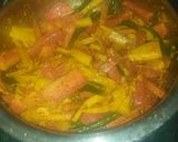 A picture of step 6 of Veg mix achar.