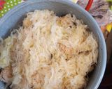 Nagydobosi Káposztás gombócok (köles 1: 1 rizs) sonkával medvehagymás 1263 recept fázis 9 fotója