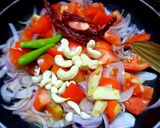 A picture of step 4 of Shahi paneer matar masala.