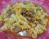 Foto del paso 5 de la receta: Guiso de fideos tirabuzón con carne de vaca